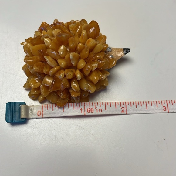 Amber figurine hedgehog - Picture 6 of 6